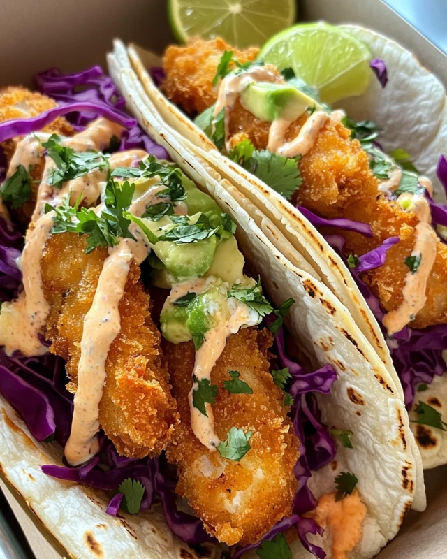 Crispy Baja Fish Tacos