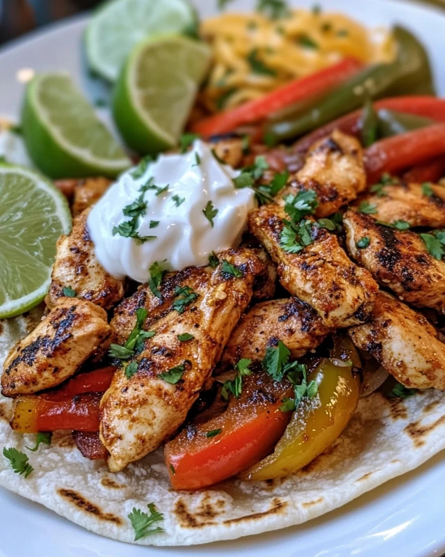 Spicy Chicken Fajitas