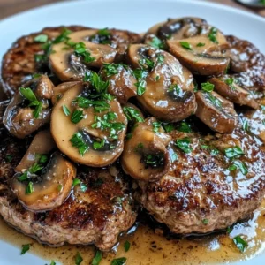 Salisbury Steak with Mushroom Gravy