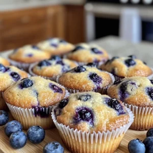 Blueberry Greek Yogurt Muffins