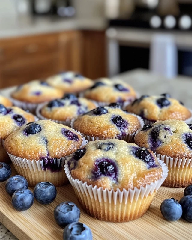 Blueberry Greek Yogurt Muffins