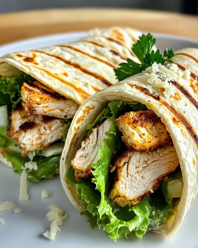 Grilled Chicken Caesar Wrap