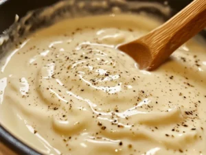 Classic Béchamel Sauce with Gruyère Cheese