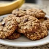 Soft and Chewy Banana Oatmeal Cookies