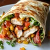 Grilled Chicken Ranch Wrap with Crispy Bacon