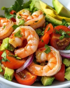 Zesty Lime Shrimp and Avocado Salad