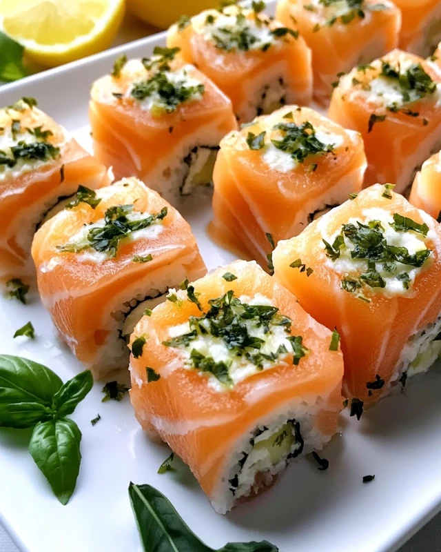 SALMON ROLLS