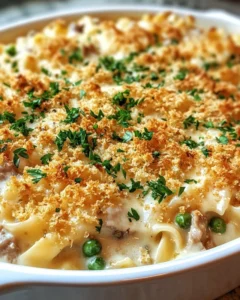 Creamy Tuna Noodle Casserole