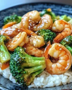 Stir-Fried Shrimp with Broccoli