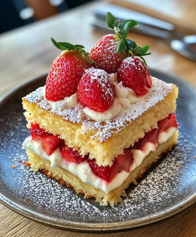 Fresh Strawberry Shortcake