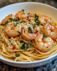 Garlic Butter Shrimp Pasta