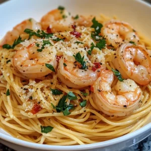 Garlic Butter Shrimp Pasta