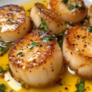 Lemon Garlic Butter Scallops
