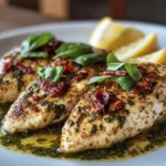 Tomato and Spinach Pesto Chicken