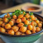 Air Fryer Crispy Chickpeas Snack