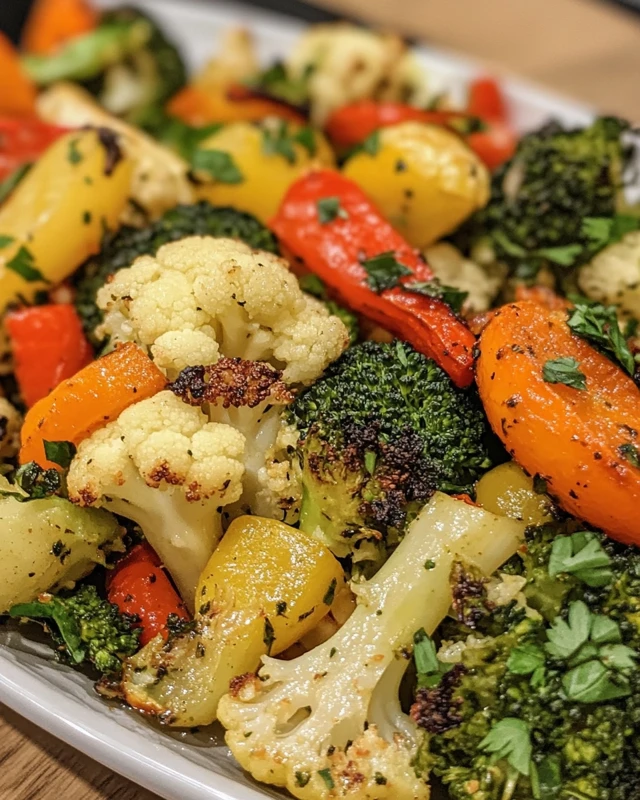 Garlic Roasted Vegetables