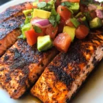 Cajun Blackened Salmon with Avocado Salsa