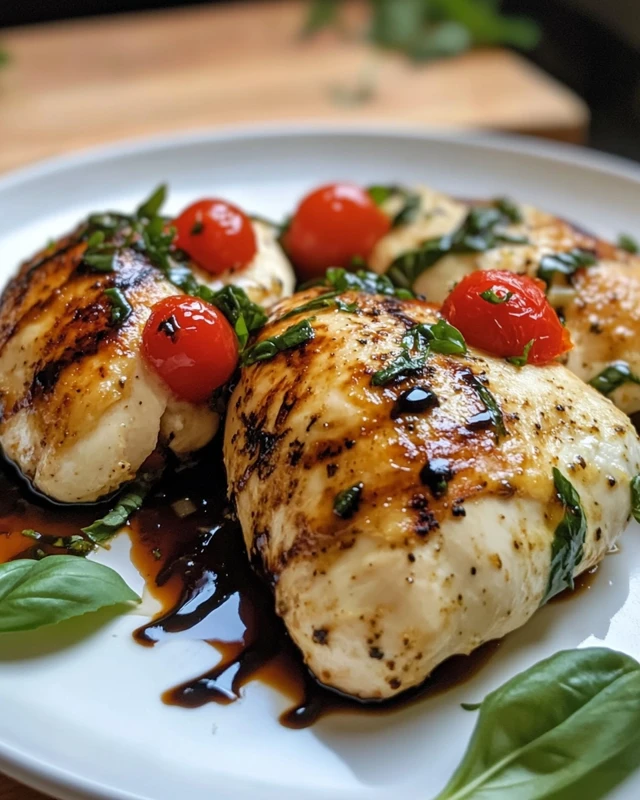 Caprese Stuffed Chicken Breasts