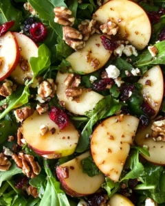 Caramelized Apple Walnut Salad