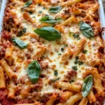 Cheesy Baked Ziti with Italian Sausage