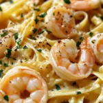 Parmesan Shrimp Pasta