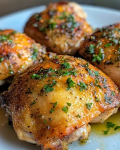 Crispy Oven-Baked Lemon Herb Chicken