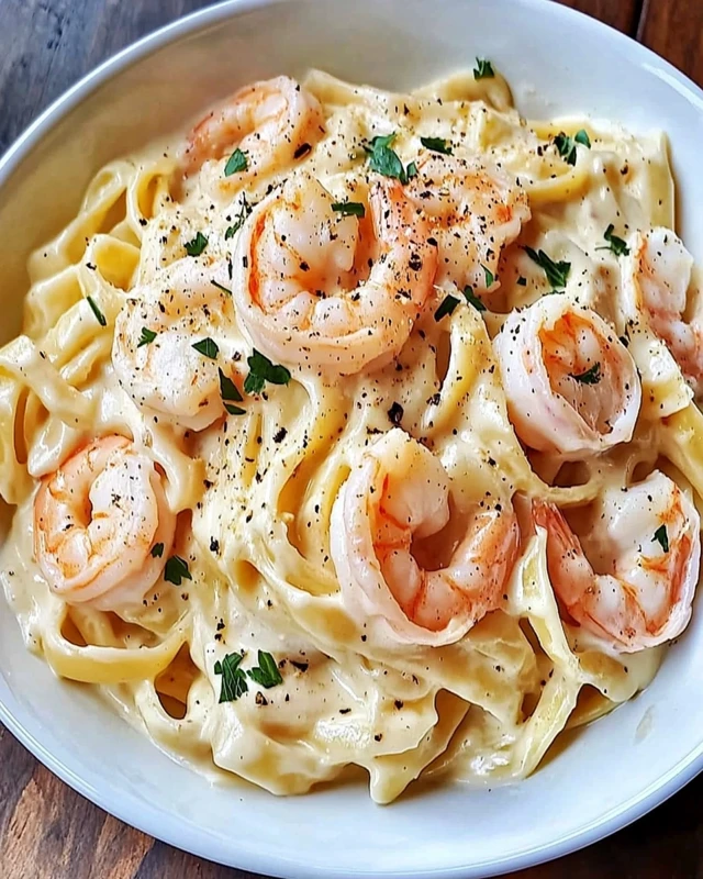 Shrimp Alfredo Pasta