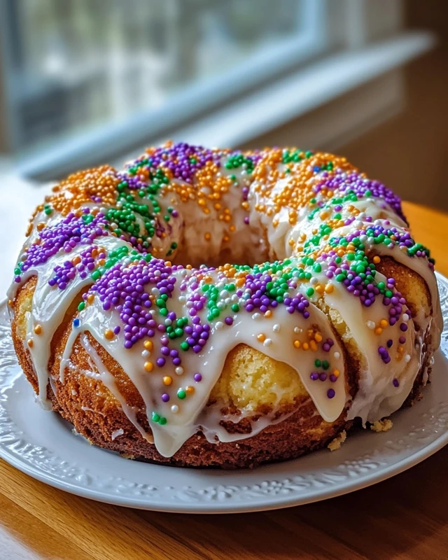 Cream Cheese King Cake