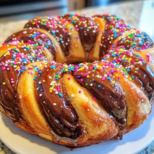 Cinnamon Roll King Cake