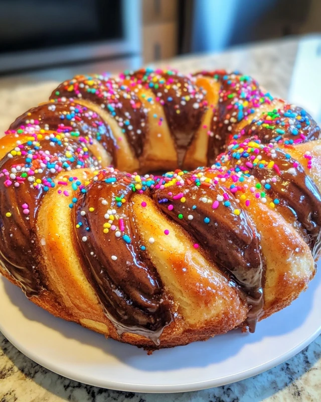 Cinnamon Roll King Cake