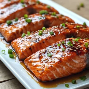 Honey Garlic Baked Salmon