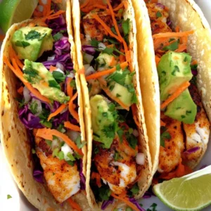 Spicy Baja Fish Tacos