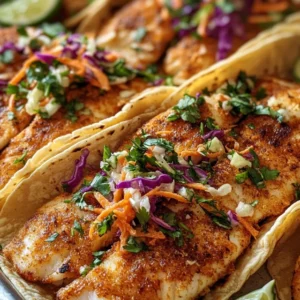 Fish Tacos with Cabbage Slaw Recipe