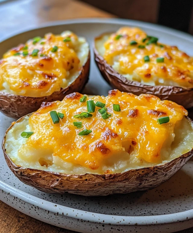 Savory Twice-Baked Potatoes