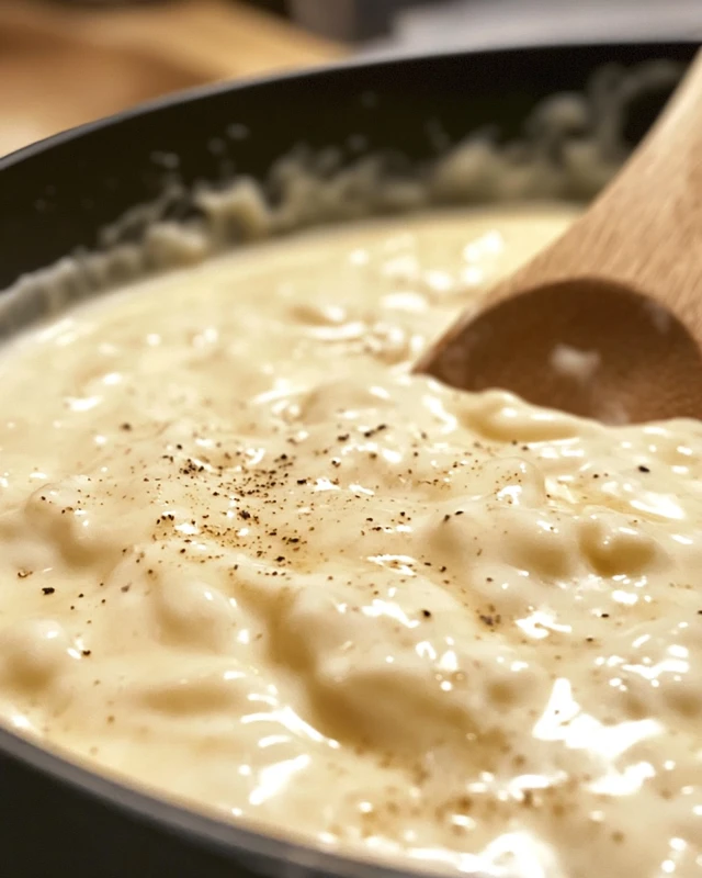 Classic Béchamel Sauce with Gruyère Cheese