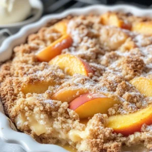 Peach Cobbler Cake