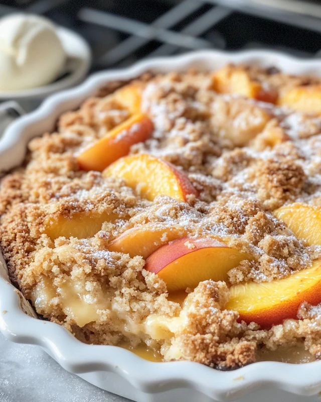 Peach Cobbler Cake