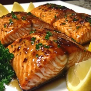 Maple Dijon Baked Salmon