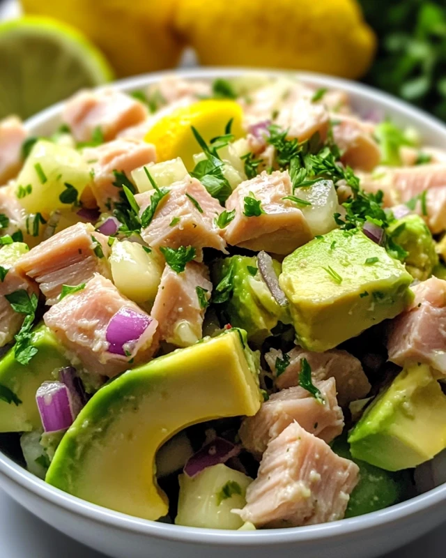  Tuna Salad with Avocado