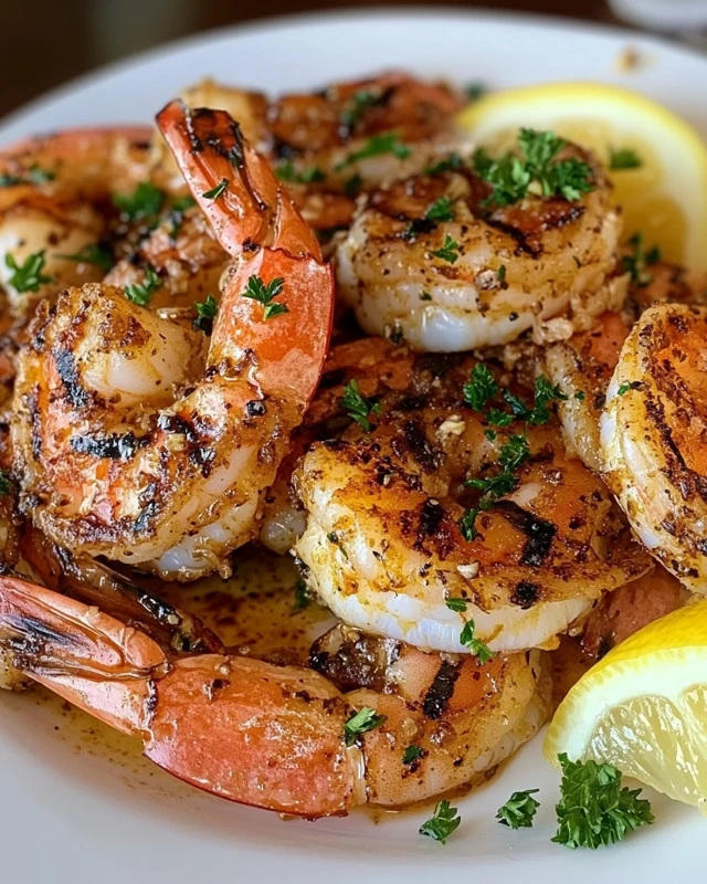 Grilled Shrimp with Garlic Butter