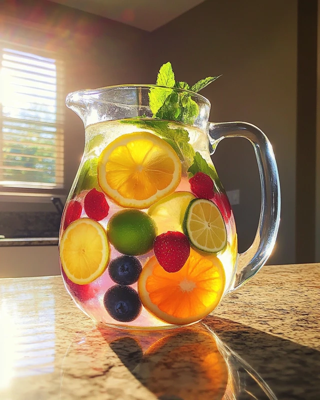 Citrus and Berry Detox Water