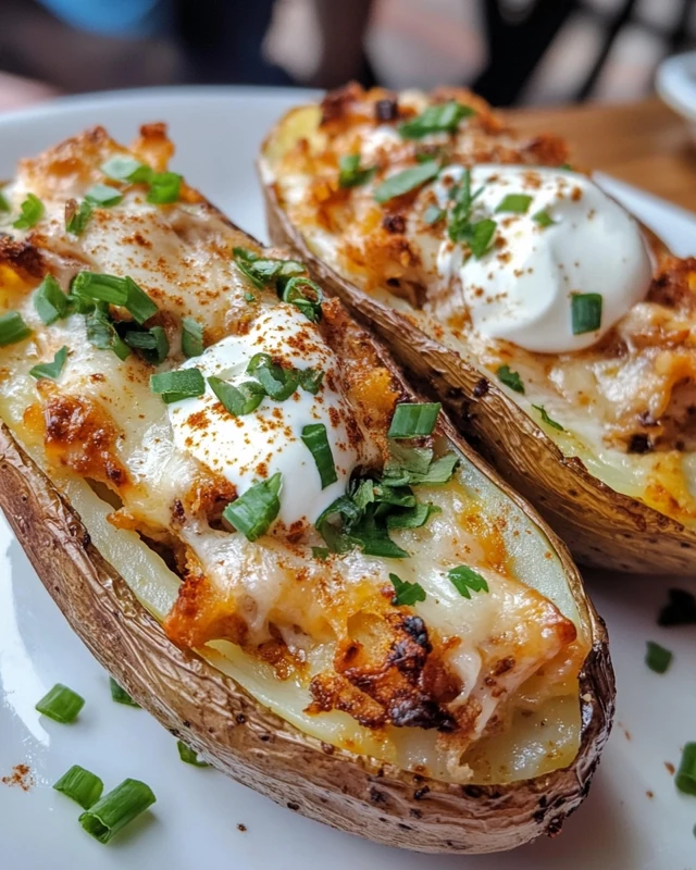  Baked Potatoes with Bacon and Cheese