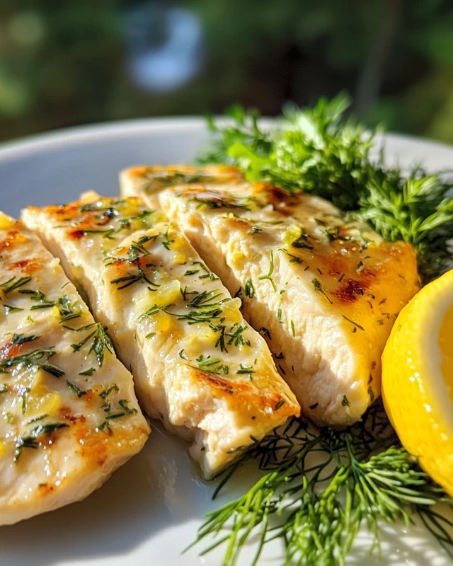 Lemon Herb Greek Yogurt Marinated Chicken