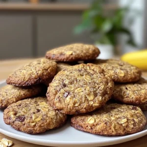 Banana Oatmeal Cookies