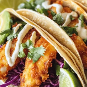 Crispy Baja Fish Tacos