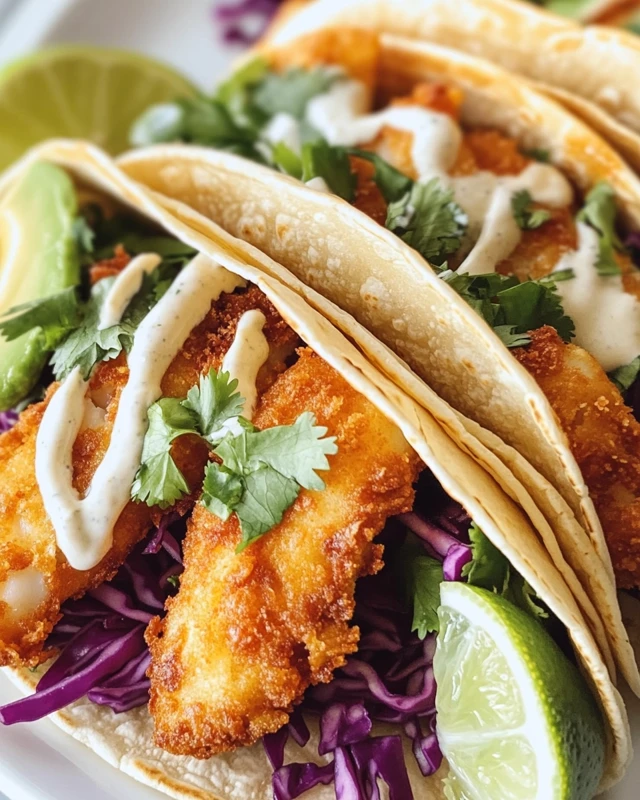 Crispy Baja Fish Tacos