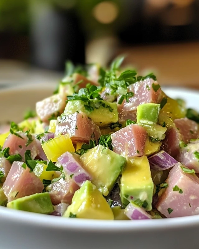 Avocado Tuna Salad