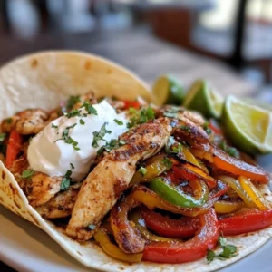 Spicy Chicken Fajitas