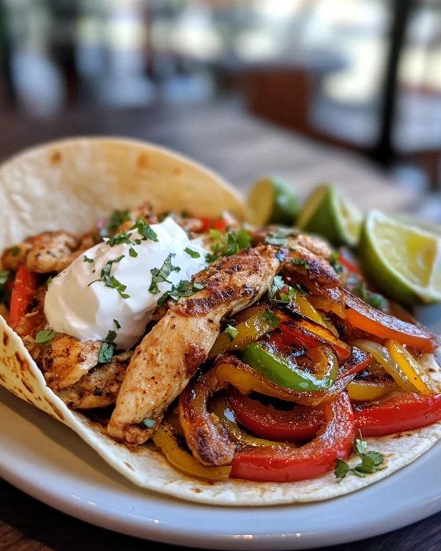 Spicy Chicken Fajitas