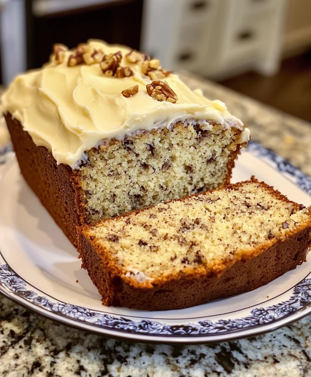 Moist Banana Bread with Walnuts